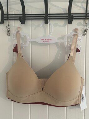 Isaac Mizrahi Bra 2 Pk 34B Perfect Coverage Back Smoothing Bra